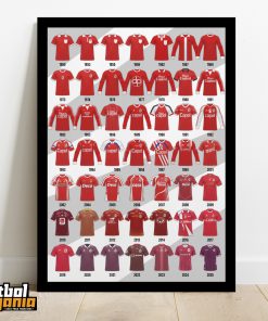 Cuadro Camisetas La Serena 1950-2025