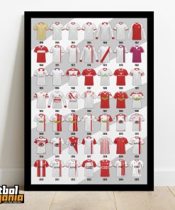 Cuadro Camisetas Union San Felipe 1958-2025