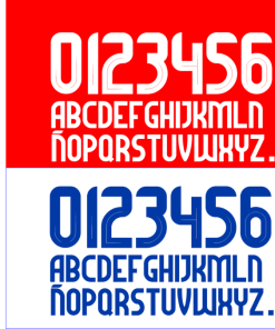 Parche De Nombre y Número De Seleccion Chilena 2025