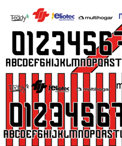 Parche De Nombre y Número De Curicó Unido 2025