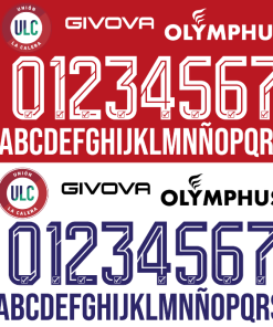 Parche De Nombre y Número De Union La Calera 2025